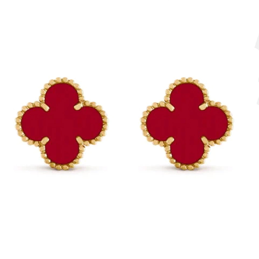 RED VAN CLEEF EARRINGS by ROSHWE LONDON