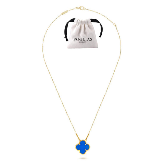 BLUE VAN CLEEF NECKLACE by ROSHWE LONDON
