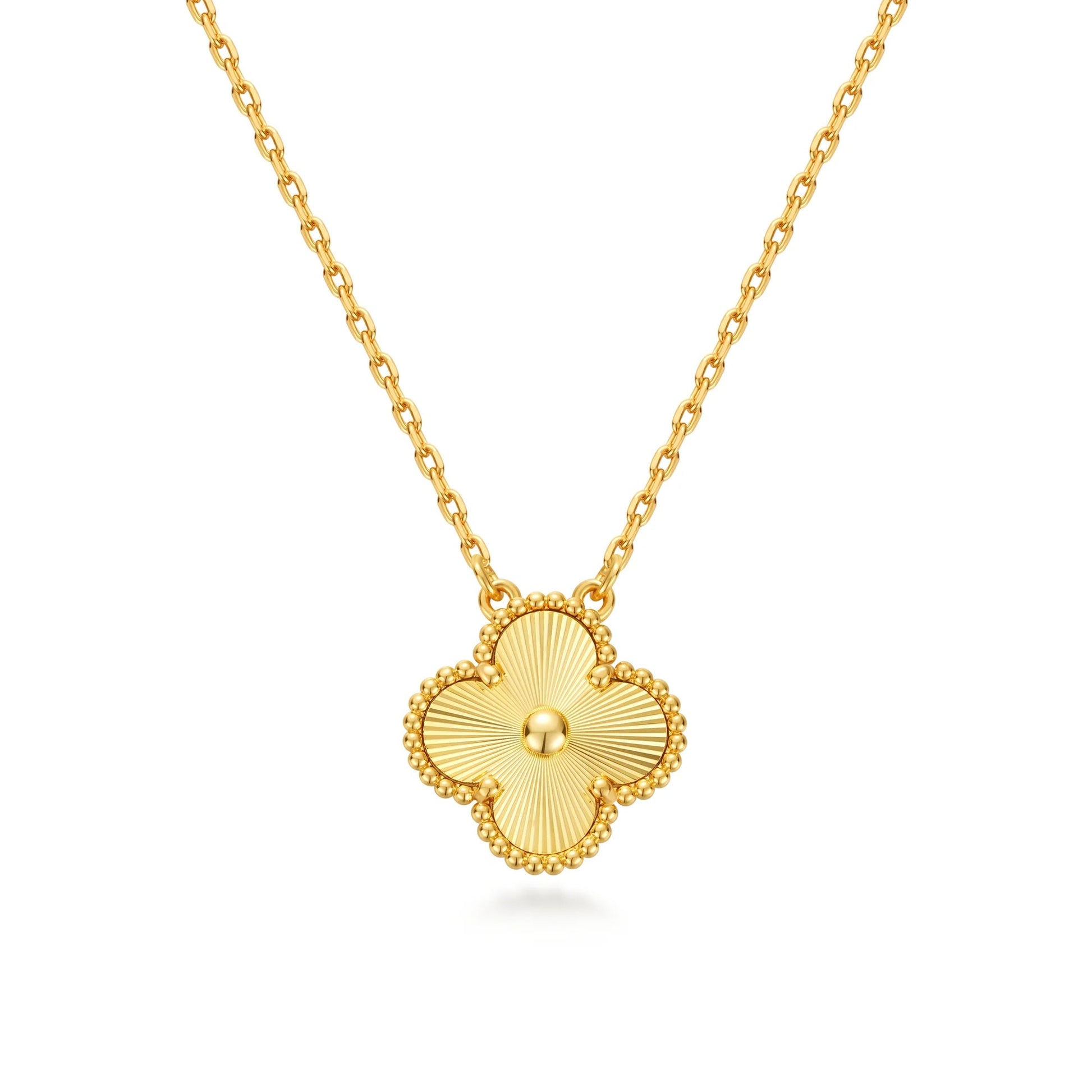 GOLD VAN CLEEF NECKLACE by ROSHWE LONDON