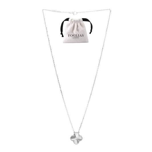SILVER VAN CLEEF NECKLACE by ROSHWE LONDON