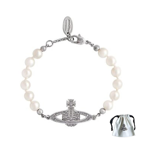 Mini Bas Relief Pearl Bracelet